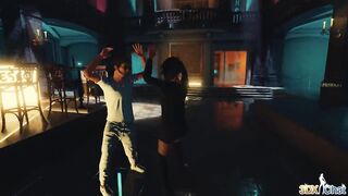 3DXChat - Club adventures - Hard fuck behind the club - 2 image