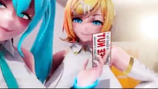 Futanari / Futa Threesome (With Sound) 3D Hentai - 3 image