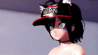 Futanari / Futa Threesome (With Sound) 3D Hentai - 8 image