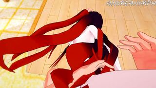 Tanjiro Kamado Fucks his Sexy Love Interests Until Creampie - Demon Slayer Anime Hentai Compilation - 7 image