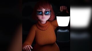 4K Velma Gives A Sloppy Deepthroat For A Huge Cock (3D, 60FPS) - 2 image