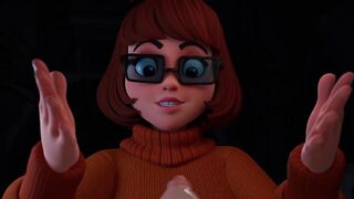 4K Velma Gives A Sloppy Deepthroat For A Huge Cock (3D, 60FPS) - 6 image