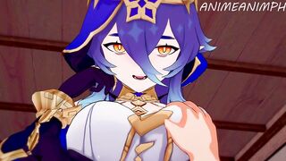 GENSHIN IMPACT LAYLA ANIME HENTAI 3D UNCENSORED - 2 image