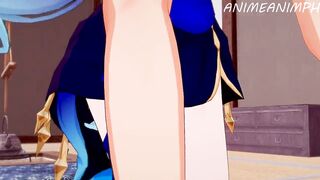 GENSHIN IMPACT LAYLA ANIME HENTAI 3D UNCENSORED - 4 image