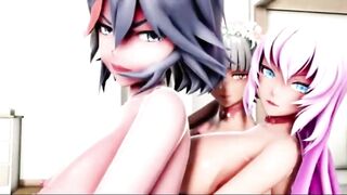 Futa Futanari Orgy and Bukkake 3D Hentai - 4 image