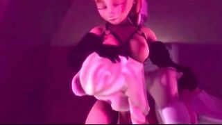 Elsa Futa / Futanari Hardcore Deepthroat Anal (With Sound) 3D Hentai - 4 image