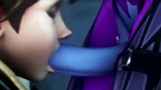 Overwatch 3D Hentai (With Sound) - 1 image