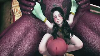 Huge monster fuck the princess of the desert. - 6 image