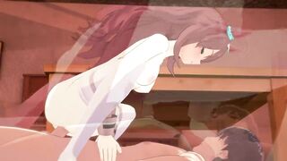 Uma Musume Pretty Derby - Mihono Bourbon gets creampied - Japanese Hentai - 3 image