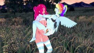 My Little Pony - Rainbow Dash gets creampied by Pinkie Pie - 10 image