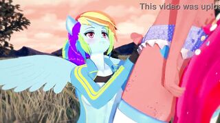 My Little Pony - Rainbow Dash gets creampied by Pinkie Pie - 5 image