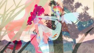 My Little Pony - Rainbow Dash gets creampied by Pinkie Pie - 9 image