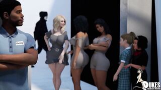 A lesbian and a housewife take more dick than they think they can handle to protect their lover - 10 image