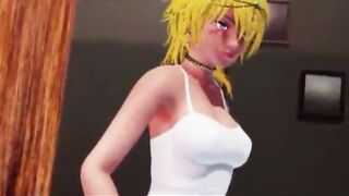 Futa / Futanari Anal Creampie 3D Hentai - 6 image