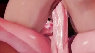 Futa / Futanari Anal Creampie 3D Hentai - 8 image