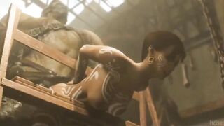 Sheva from Resident Evil game fucked by Ustanak