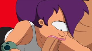 TURANGA LEELA SUCKING COCK (FUTURAMA PORN) - 1 image