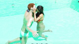 Alternate Existence Part 17 | Anne seduced and then kissed my lips in the pool - 9 image