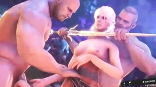 Ciri Swallow at Gloryhole Witcher 3