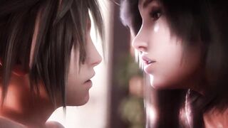 3D Tifa Deepthroated Cloud With Huge Cock And Then Jumped On Him With Her Pussy (4K, 60FPS) - 9 image