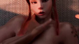 3D BRIGITTE Wanted To Play a Joke On a Guy But He Immediately Drove Her Dick Into Anal And Creampie - 4 image