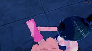 Maki Zenin getting POV fucked doggystyle in the pool - Jujutsu Kaisen Hentai. - 1 image