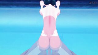 Maki Zenin getting POV fucked doggystyle in the pool - Jujutsu Kaisen Hentai. - 6 image
