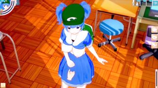 [Eroge Koikatsu! ] Touhou Kawashiro's boobs rubbed H! 3DCG Big Breasts Anime Video (Touhou Project) [Hentai Game Toho Substitute] - 3 image