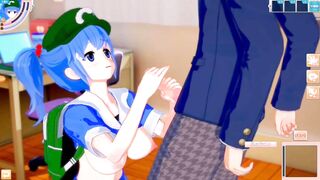 [Eroge Koikatsu! ] Touhou Kawashiro's boobs rubbed H! 3DCG Big Breasts Anime Video (Touhou Project) [Hentai Game Toho Substitute] - 4 image