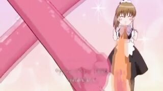 Maid masturbates hard as her boss watches - 3 image