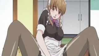 Maid masturbates hard as her boss watches - 7 image