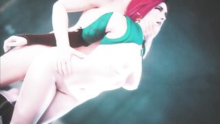 3D Triss Fuck From Behind With Huge Cock Guy Until He Creampie (4K, 60FPS) - 5 image