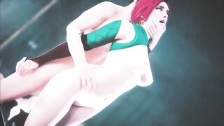 3D Triss Fuck From Behind With Huge Cock Guy Until He Creampie (4K, 60FPS) - 7 image
