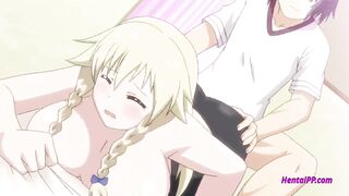 Hot Blonde Stepsister Need Cock And Fuck With Stepbrother [ Uncensored Hentai ] - 9 image