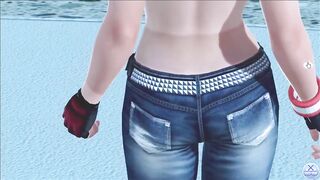 Dead or Alive Xtreme Venus Vacation Hitomi Topless Jeans Nude Mod Fanservice Appreciation - 8 image