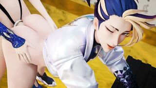 Futanari fucking sexy video game woman - 10 image