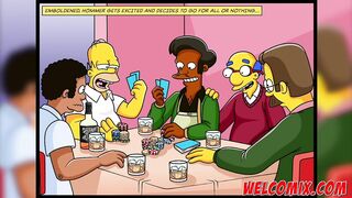 All in on a Gang Bang - The Simptoons - 3 image