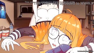Persona 5 HeartSwitch - Hentai Porn With Redhead Girl With Glasses