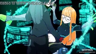 Persona 5 HeartSwitch - Hentai Porn With Redhead Girl With Glasses - 6 image