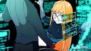 Persona 5 HeartSwitch - Hentai Porn With Redhead Girl With Glasses - 7 image