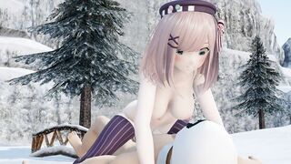 3D Hentai Animation Cowgirl Teen Student Intense Sex Hot Delicious Fuck Tight Pussy - 10 image