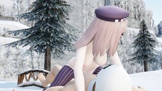 3D Hentai Animation Cowgirl Teen Student Intense Sex Hot Delicious Fuck Tight Pussy - 9 image