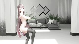 MMD DANCE HENTAI SEX MIMIC OTOKO MASK 3D SOFT RED HAIR SMIXIX COLOR EDIT - 8 image