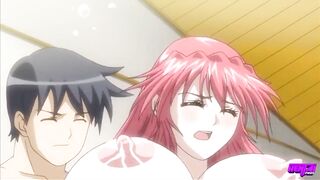 Akitoshi Has Two Nyphos To Satisfy His Stepsis Hitomi Shinigami Mina - Hentai Pros - 10 image