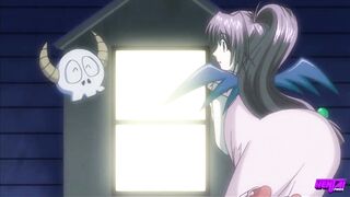 Akitoshi Has Two Nyphos To Satisfy His Stepsis Hitomi Shinigami Mina - Hentai Pros - 5 image