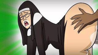 A nun takes BBC in every hole - 1 image
