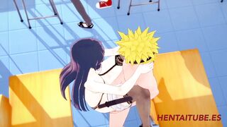 Naruto Hentai - Orgy 4 Naruto, Sasuke and Jiraya Fuck Sakura, Sarada, Hinata & Tsunade - Animation Porn 3D - 9 image