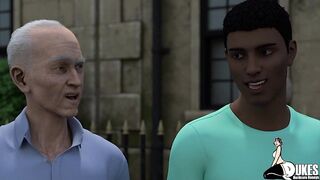 Grandpa gets some head from a Latina Masseuse - 3 image