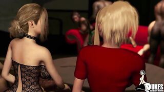 Elder Secret society members enjoy some good Head and some good Pussy! - 3 image