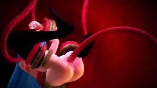 [MMD R-18] Demonic t. Monster Fucks a New Touhou - 4 image